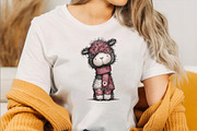 Whimsical Valentine Baby Animals Cli, an Illustration by SVGArt (Thumbnail 4 of 7)