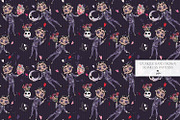Funny Gothic Valentine Patterns, a Pattern Graphic by KaramfilaS (Thumbnail 15 of 16)