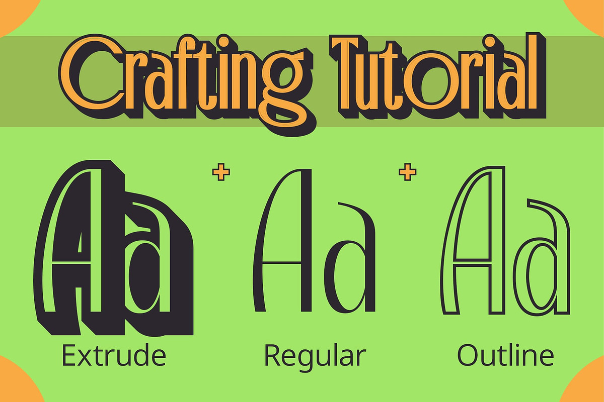 Capires 3D, a Sans Serif Font by Craft Supply Co. (Photo 4 of 8)