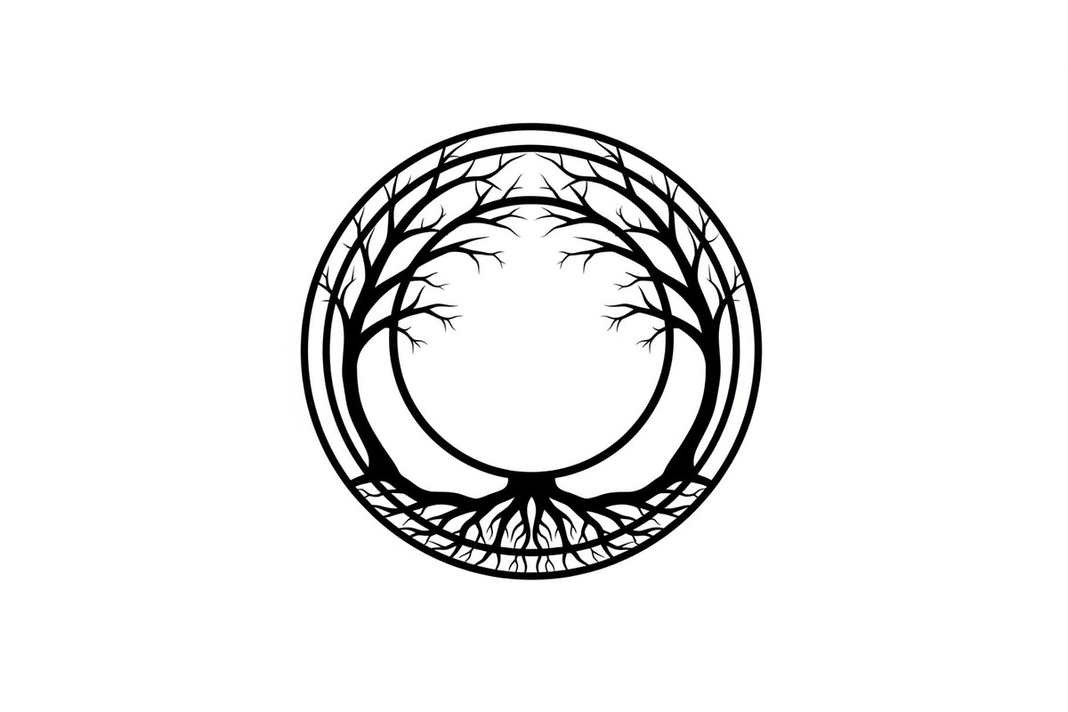 Tree of Life Circle Frame Bundle, an Illustration by Gaye Art (Photo 46 of 51)