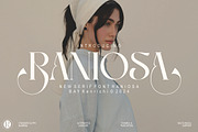 Raniosa, a Serif Font by Kenrichi (Thumbnail 1 of 10)