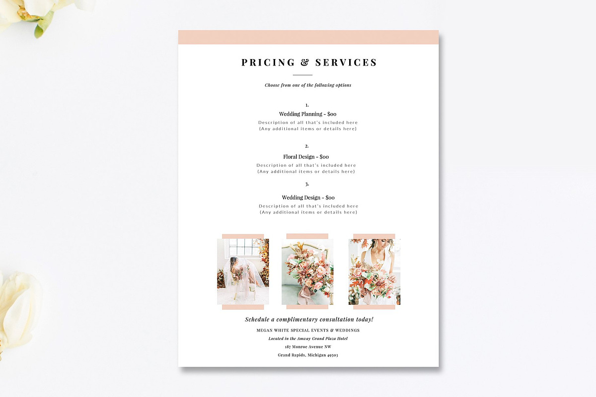 11 Piece Florist Marketing Set, a Stationery Template by Marham Labeling Co (Photo 6 of 12)