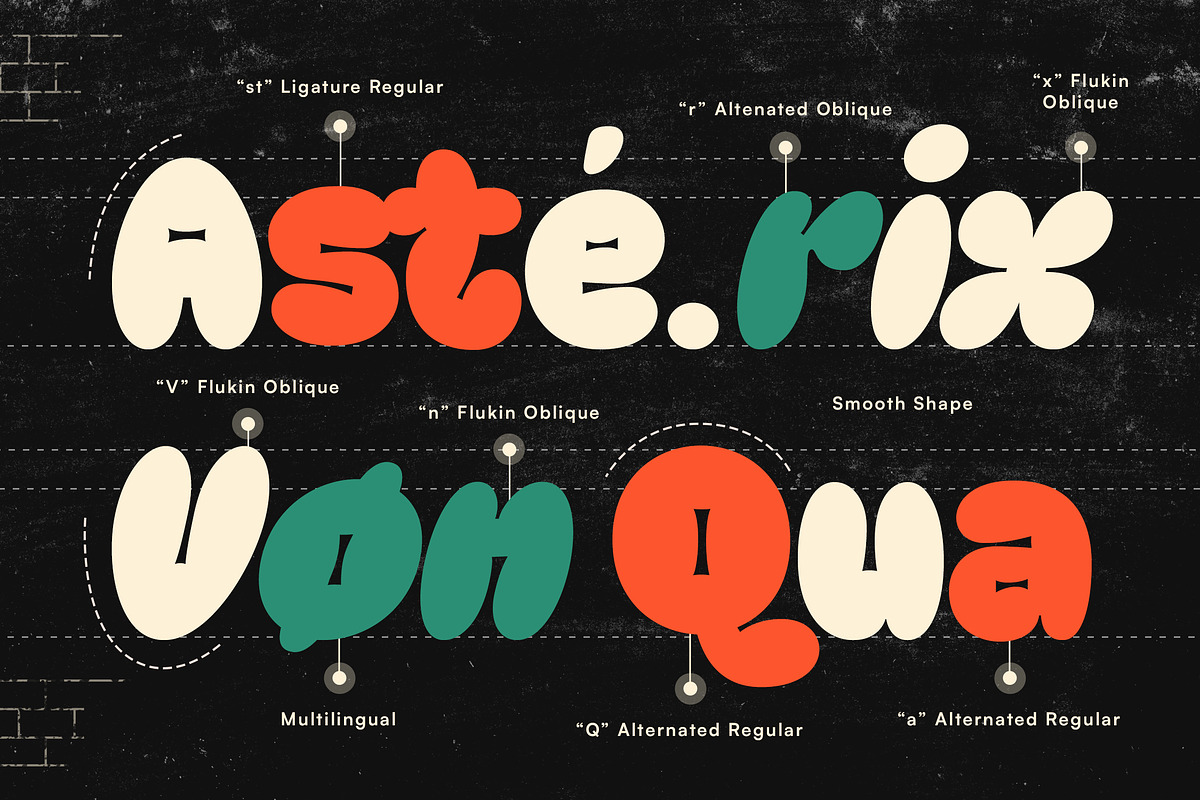 Flukin - Bubble Balloon Graffiti, a Sans Serif Font by Typia Nesia (Photo 2 of 13)