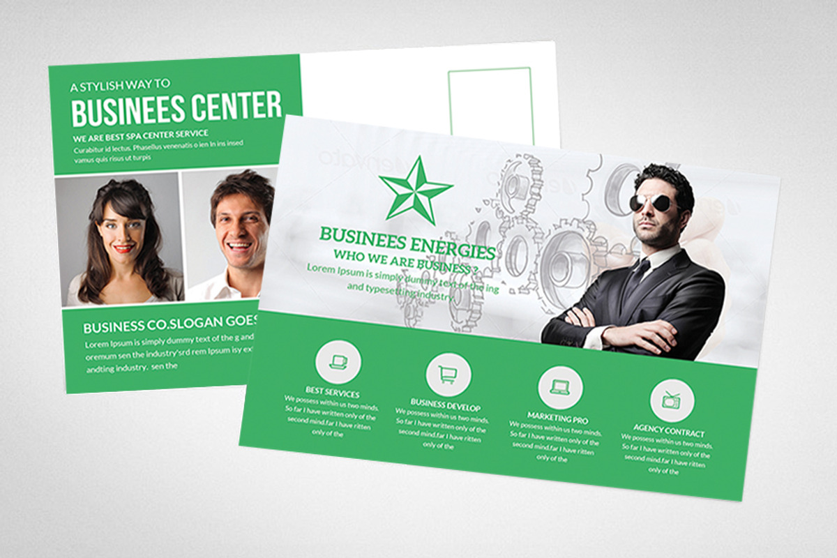 Corporate and Business Post Card, a Card Template by AfzaalGraphics (Photo 2 of 4)