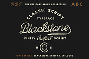 The Heritage Brand Collection, a Serif Font by Hustle Supply Co. (Thumbnail 7 of 14)