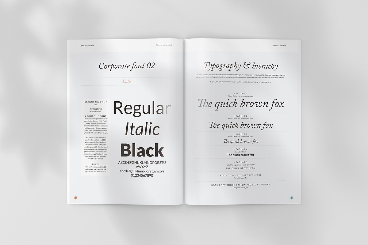 Brand Guidelines Bundle, a Brochure Template by Imagination Area (Photo 6 of 22)
