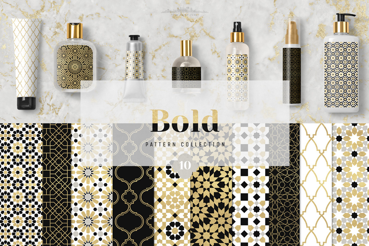 Moroccan Mosaic Seamless Patterns, a Pattern Graphic by The Paper Town (Photo 7 of 7)