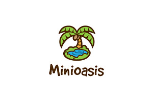 Mini Oasis Logo, a Branding & Logo Template by ashenterprise