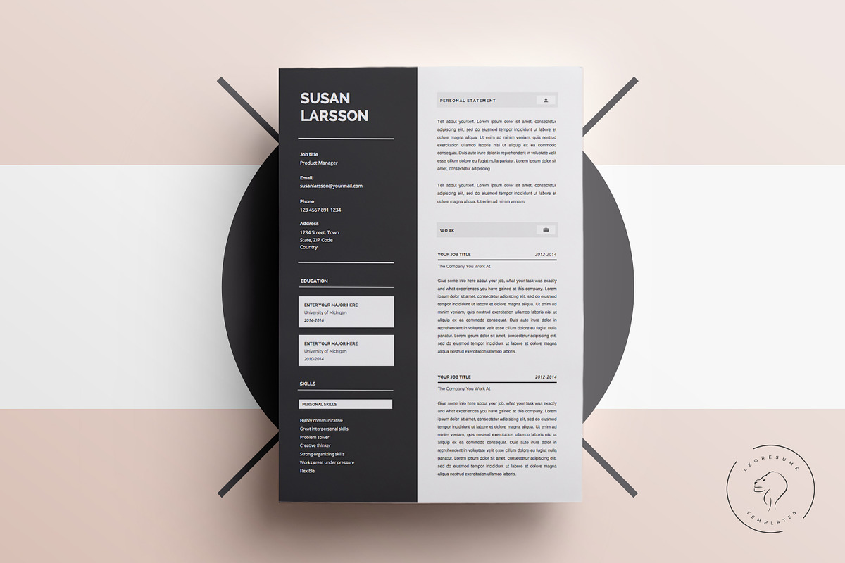 Resume, Cover Letter and References, a Resume Template by Leo Resume (Photo 1 of 5)