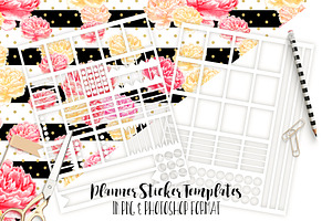 Planner Sticker Templates Photoshop