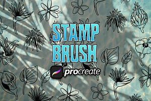 Tropical Brush Stamp