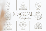 Bohemian Line Art Logos, an Illustration by AnnArt (Thumbnail 4 of 8)