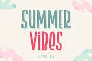 Summer Vibes | Handwriting Font, a Handwritten Font by AnningArts (Thumbnail 1 of 6)