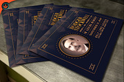 Art Deco Funeral Announcement Card, a Flyer Template by SeraphimChris (Thumbnail 4 of 5)
