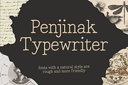 Penjinak Typewriter, a Serif Font by 24Design Studios (Thumbnail 1 of 6)