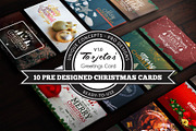 Tarjetas’ (Christmas Greeting cards), a Card Template by Jumbo Icons (Thumbnail 1 of 11)