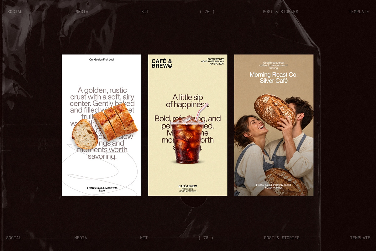 BREW | Instagram Post & Story (I), a Social Media Template by Prapti Design (Photo 8 of 10)