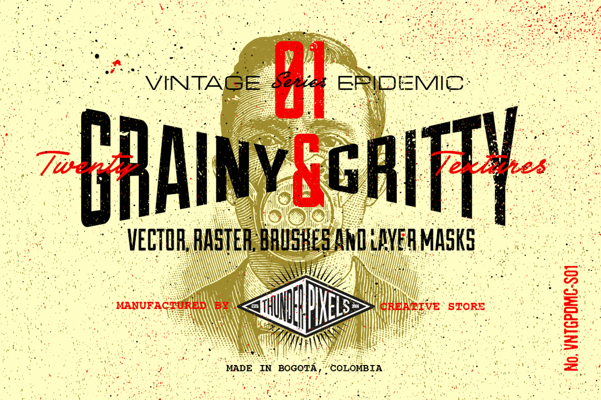 20 Grainy & Gritty Textures - VES01