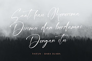 Cinta Sehatti - Calligraphy Font, a Script Font by StringLabs (Thumbnail 2 of 10)