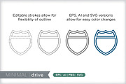 Minimal drive icons, an Outline Icon by Picture Window (Thumbnail 5 of 5)