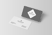 Minimal Pattern Business Card, a Business Card Template by Shahjhan (Thumbnail 3 of 6)