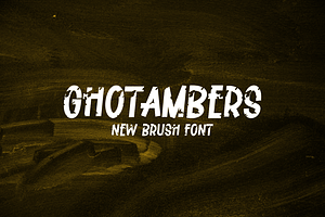 Ghotambers - Font