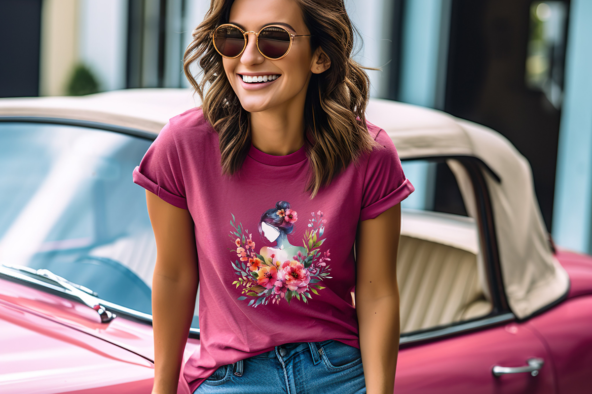 Spring Blossom Floral Women Bundle, a Person Illustration by Bubble Pixel (Photo 3 of 6)