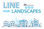 Urban & suburban line landscapes, an Animal Illustration by Boyko Pictures (Thumbnail 1 of 8)