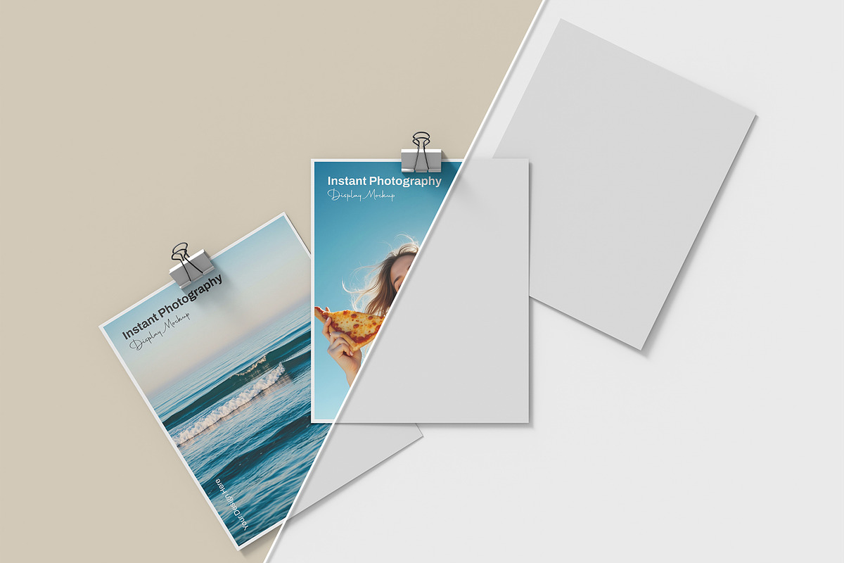 Instant Photography Mockup Template, a Product Mockup by graphypix (Photo 3 of 4)