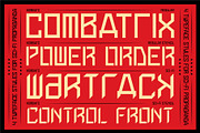 Kombate – Sci-Fi Propaganda Font, a Sans Serif Font by Invasi Studio (Thumbnail 2 of 12)