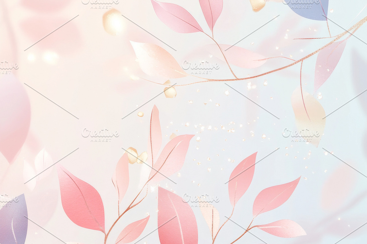 Delicate floral pattern with pink an, a Photo by Dvoevnore photos (Photo 2 of 2)