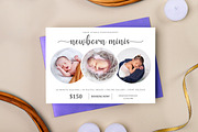 Newborn Mini Session Template :, a Card Template by Designscozy (Thumbnail 4 of 4)