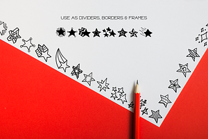 Star Doodles - Dingbats Font