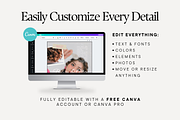 Pink Hair Salon Instagram Templates, a Social Media Template by Anna Design Studio (Thumbnail 4 of 9)