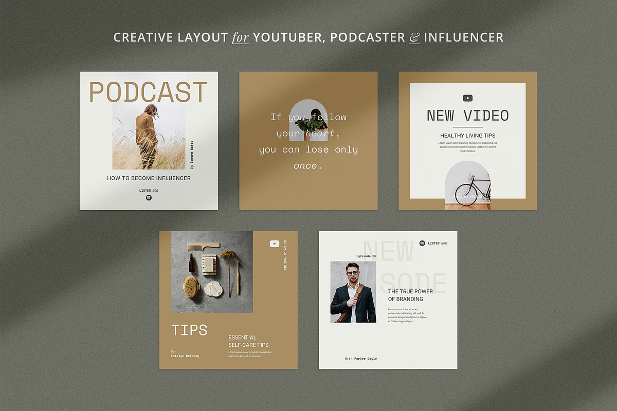 Influencer Instagram Pack | PS CANVA, a Social Media Template by Visuel Colonie® (Photo 8 of 18)
