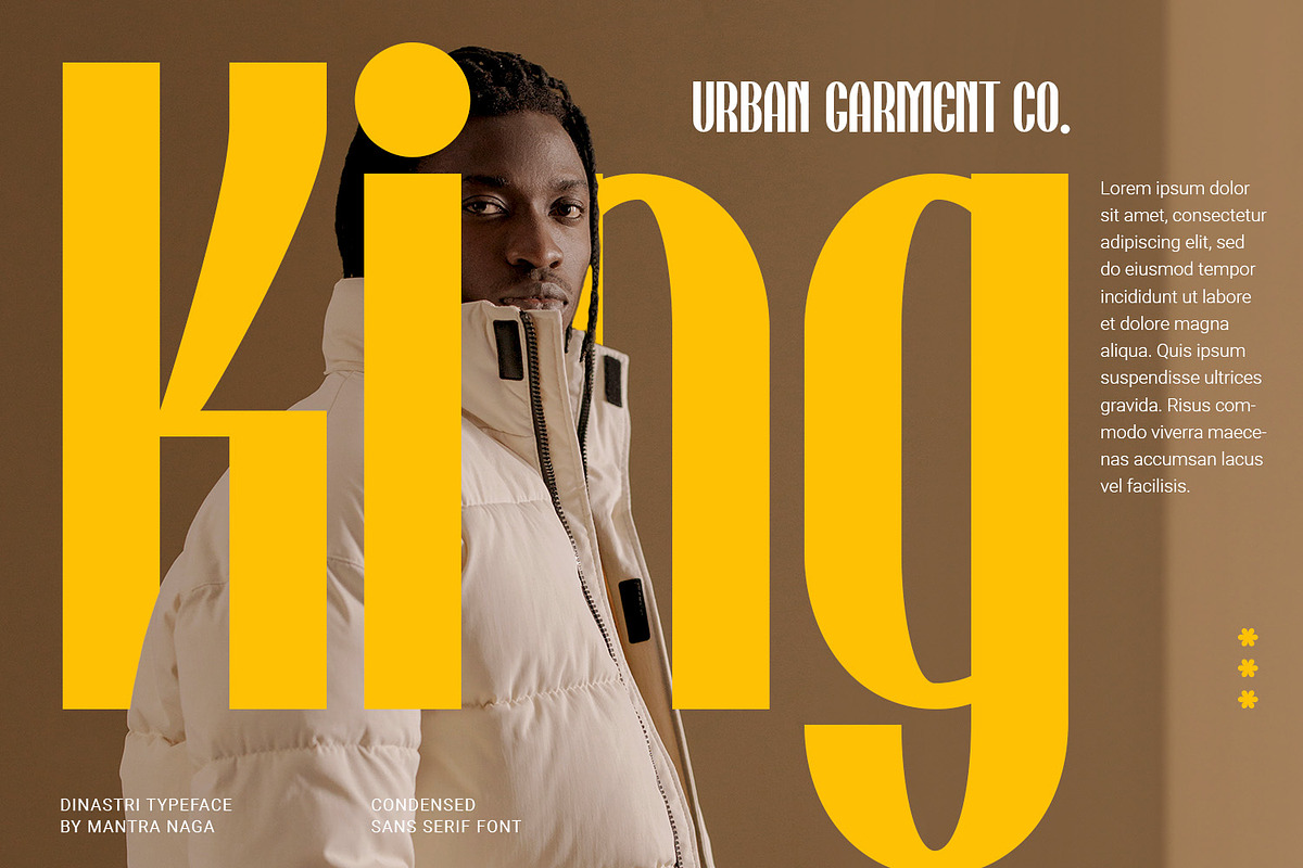 DINASTRI - Condensed Sans Serif, a Sans Serif Font by Mantra Naga (Photo 4 of 10)