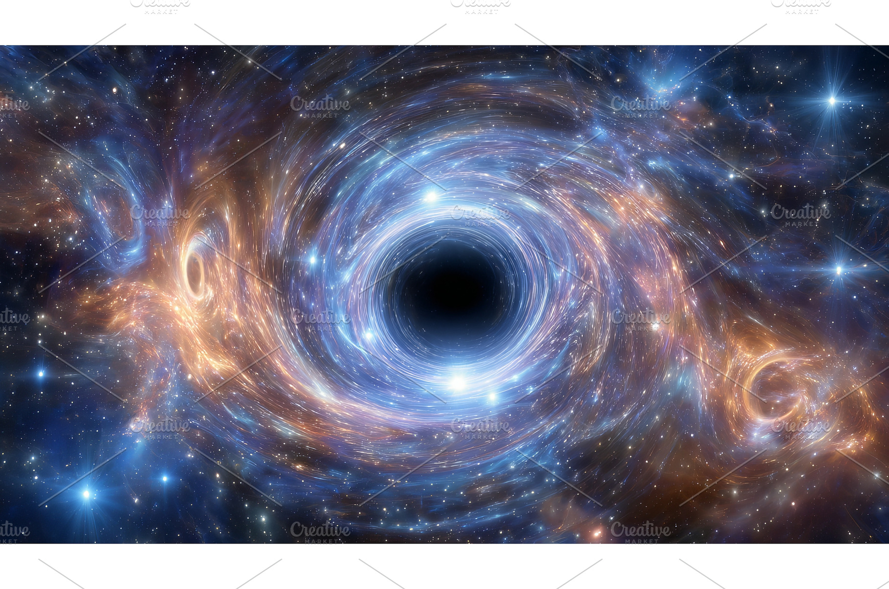 Near a black hole, a supernova, a Background Photo by ZinetroN