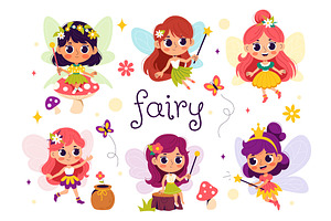 10 Beautiful Fairy Illustration