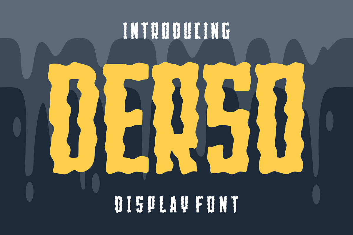 Derso - Groovy Font, a Slab Serif Font by lelevien (Photo 1 of 4)