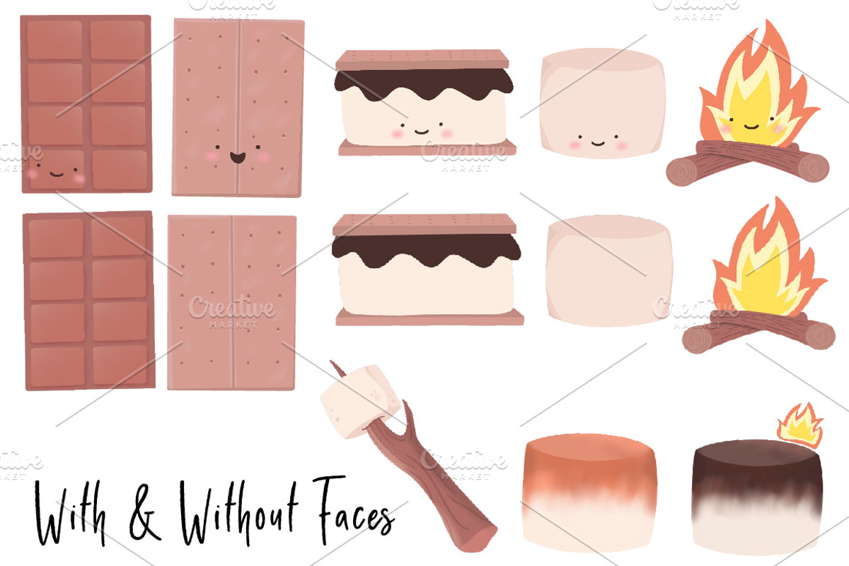 S'more Clip Art, an Illustration by Preyer Design (Photo 2 of 6)