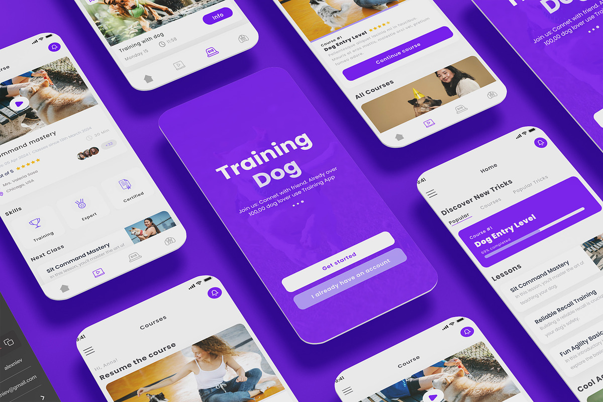 Dog & Puppy Training & Pet Learn App, an App Template by nagaredesignstudio (Photo 1 of 2)