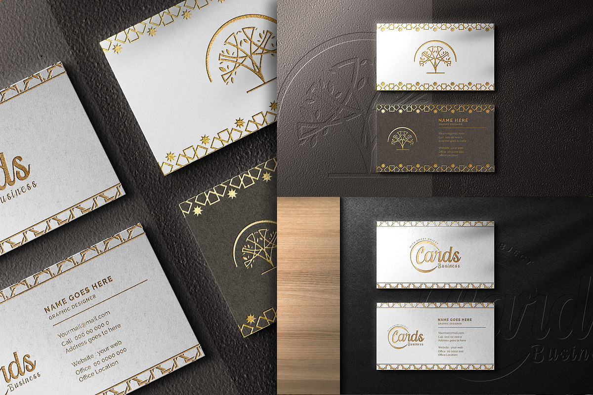 Business Card Mockups Design, an Advertising Mockup by Artlogs (Photo 1 of 3)