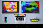Glitch Background Creation Kit, an Action Add-On by Gromov Design (Thumbnail 5 of 5)