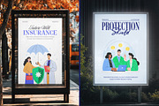Insurance Illustration Art Set, a Finance Illustration by Creative Stall (Thumbnail 4 of 9)