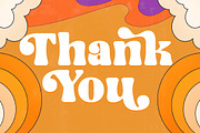 Madnight Honeys Retro Groovy Font, a Serif Font by timelesstype.co (Thumbnail 20 of 20)