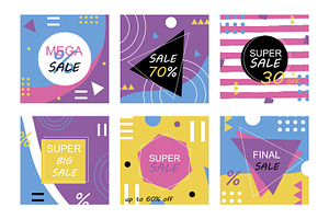 Social Media Sales Banners