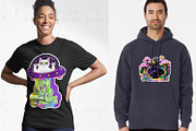 Space groovy psychedelic stickers pn, an Object Illustration by PatapovaVika (Thumbnail 2 of 3)