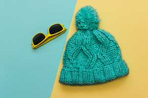 mint colored cap
