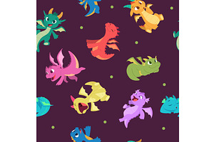 Dragon. cartoon little dragon kids, an Animal Illustration by Onyx