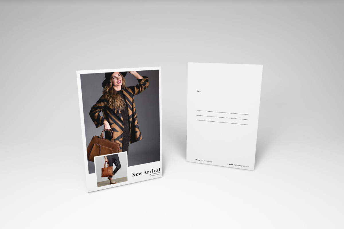 Fashion Postcard, a Card Template by Ahsanjaya (Photo 5 of 7)